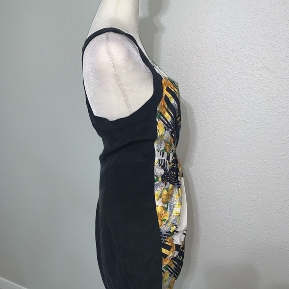 Rebecca Minkoff 100% Silk Joshua Floral Terrazzo Racerback Dress - Picture 3 of 8